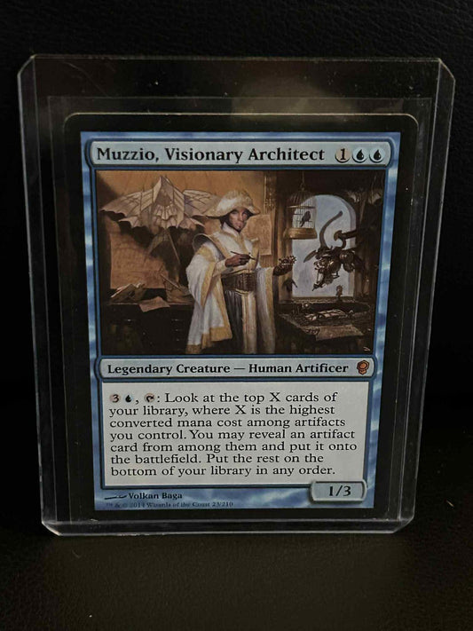 Muzzio, Visionary Architect Conspiracy Magic: the Gathering Lightly Played, Engl