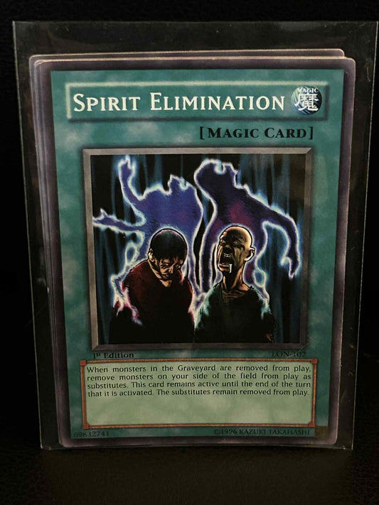 Spirit Elimination - LON-102 - Common - 1st Edition Labyrinth of Nightmare Yu-Gi