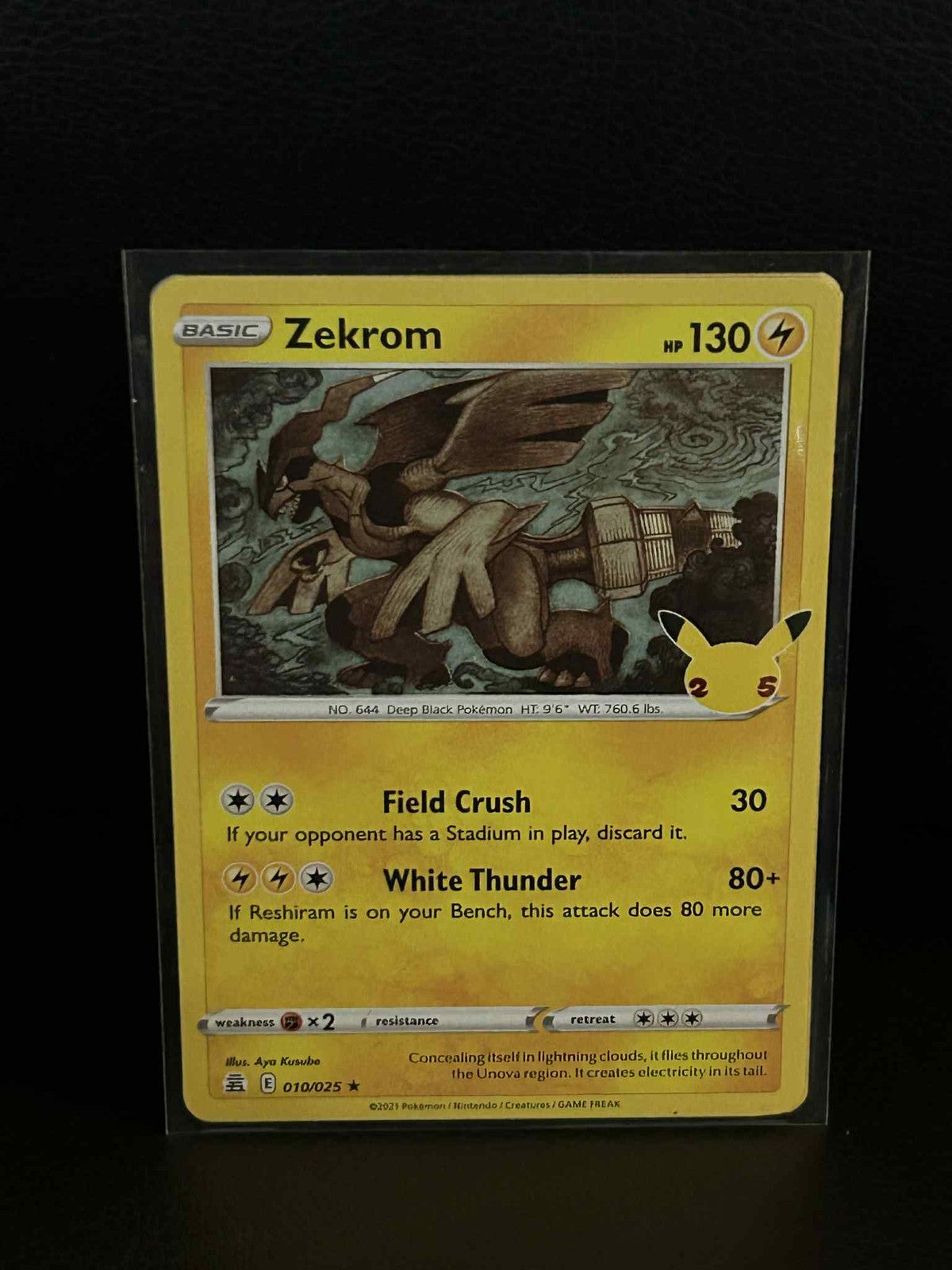 Zekrom - 010/025 - Holo Rare Celebrations Pokemon Lightly Played, English