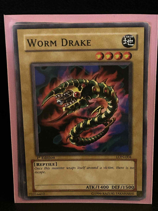 Worm Drake - LON-004 - Common - 1st Edition Labyrinth of Nightmare Yu-Gi-Oh! Mod