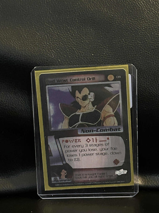 Red Wrist Control Drill - 139 - Limited Edition - Flat Foil Saiyan Saga Dragon B