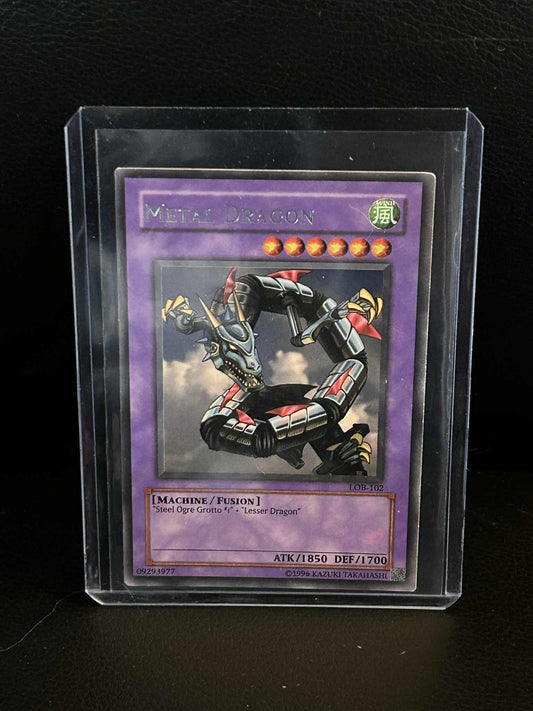 Metal Dragon - LOB-102 - Rare - Unlimited Edition Legend of Blue Eyes White Drag