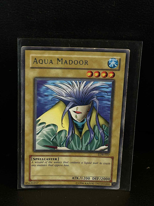 Aqua Madoor - LOB-027 - Rare - Unlimited Edition Legend of Blue Eyes White Drago