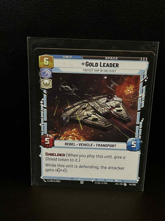 Gold Leader - Fastest Ship in the Fleet Jump to Lightspeed Star Wars: Unlimited