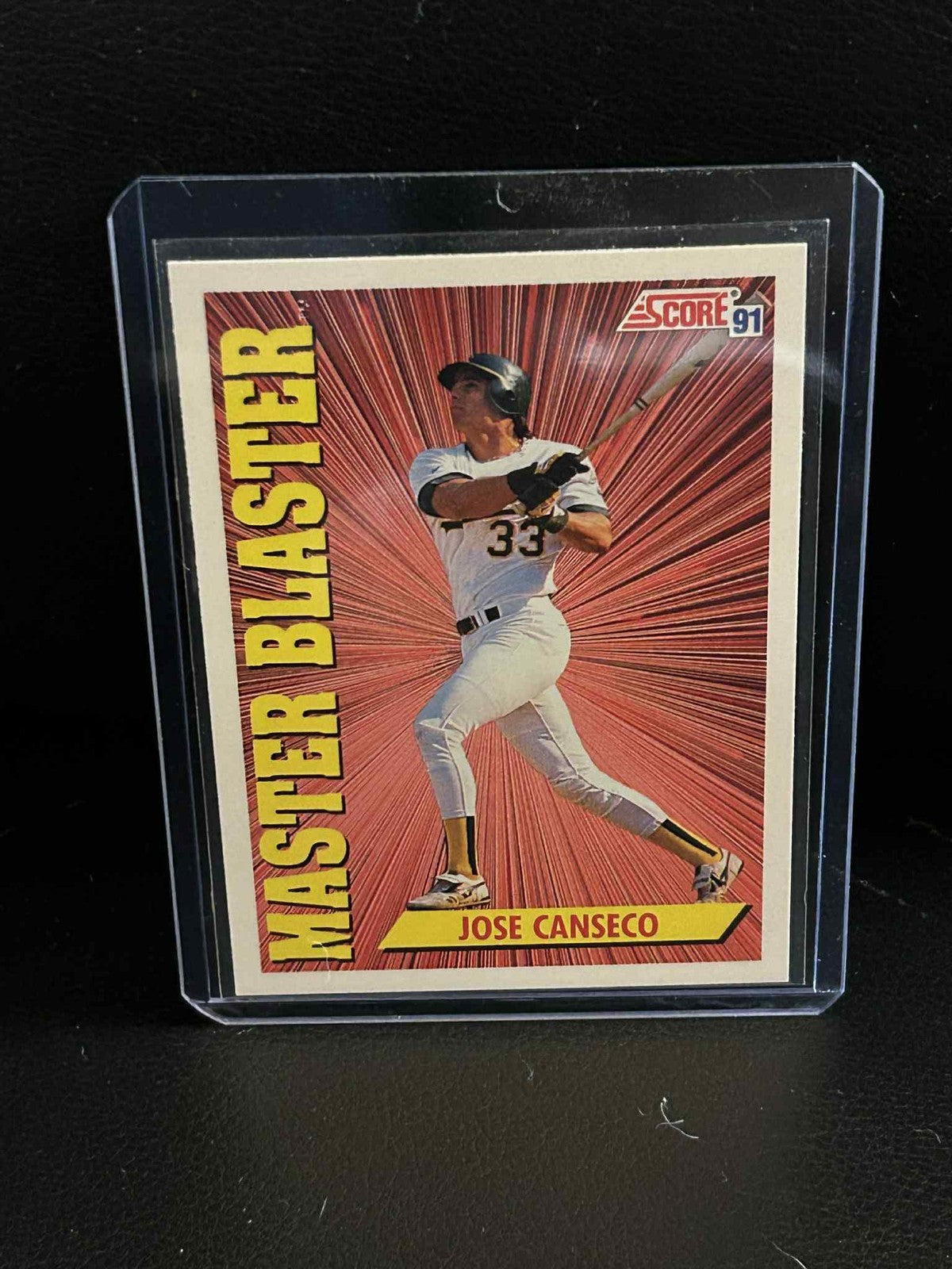 Jose Canseco #690 1991 Score Baseball Moderately Played