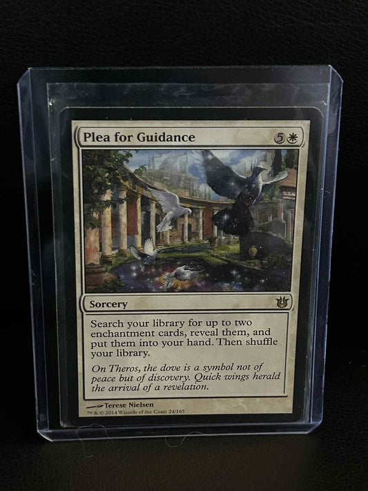 Plea for Guidance Born of the Gods Magic: the Gathering Lightly Played, English