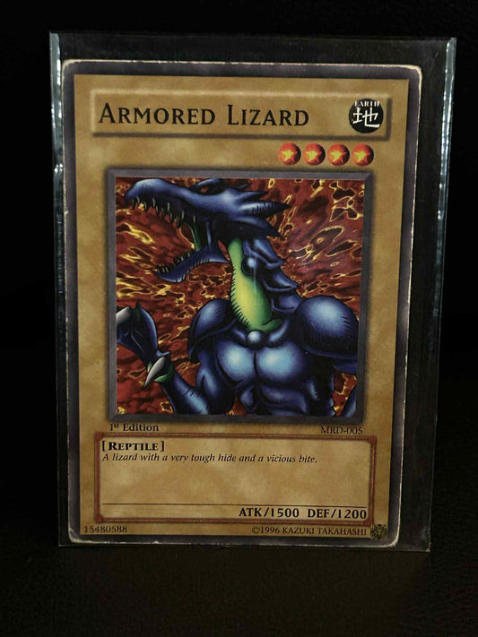 Armored Lizard - MRD-005 - Common - 1st Edition Metal Raiders Yu-Gi-Oh! Moderate