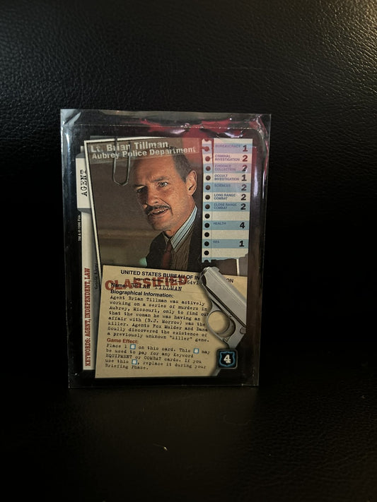 Lt. Brian Tillman, Aubrey Police Department Premier Edition X-Files Light Play