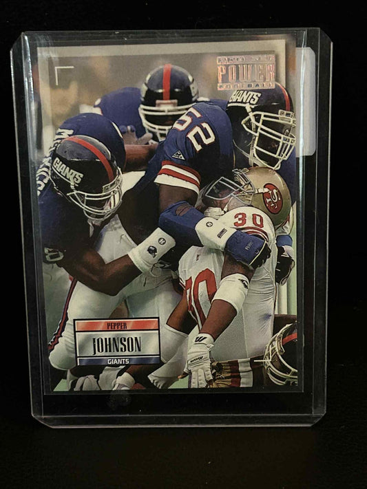 Pepper Johnson #52 | 1993 Pro Set Power Football
