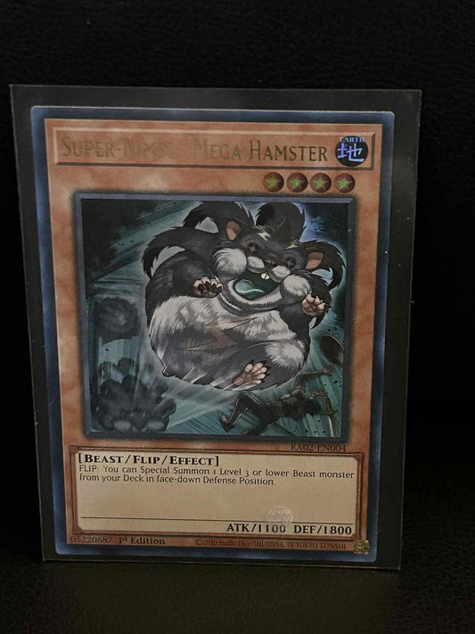 Super-Nimble Mega Hamster - RA02-EN004 - Ultra Rare - 1st Edition 25th Anniversa