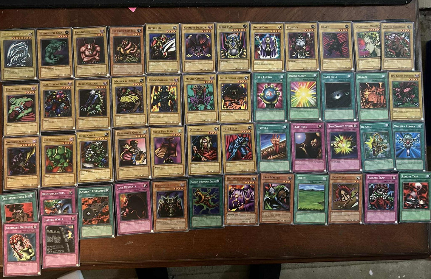 Yu-Gi-Oh Starter Deck: Kaiba (SDK) Unlimited Full Complete 50 Card Set
