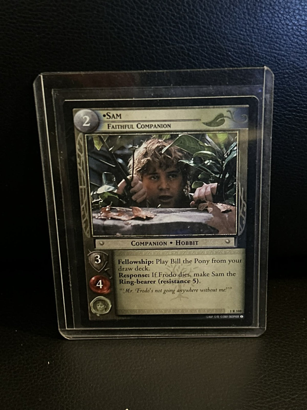 Sam, Faithful Companion Fellowship of the Ring Lord of the Rings Lightly Played Trading Card
