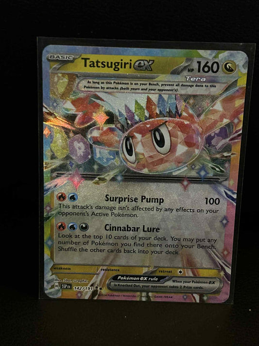 Tatsugiri ex - 142/191 - Double Rare Surging Sparks Pokemon