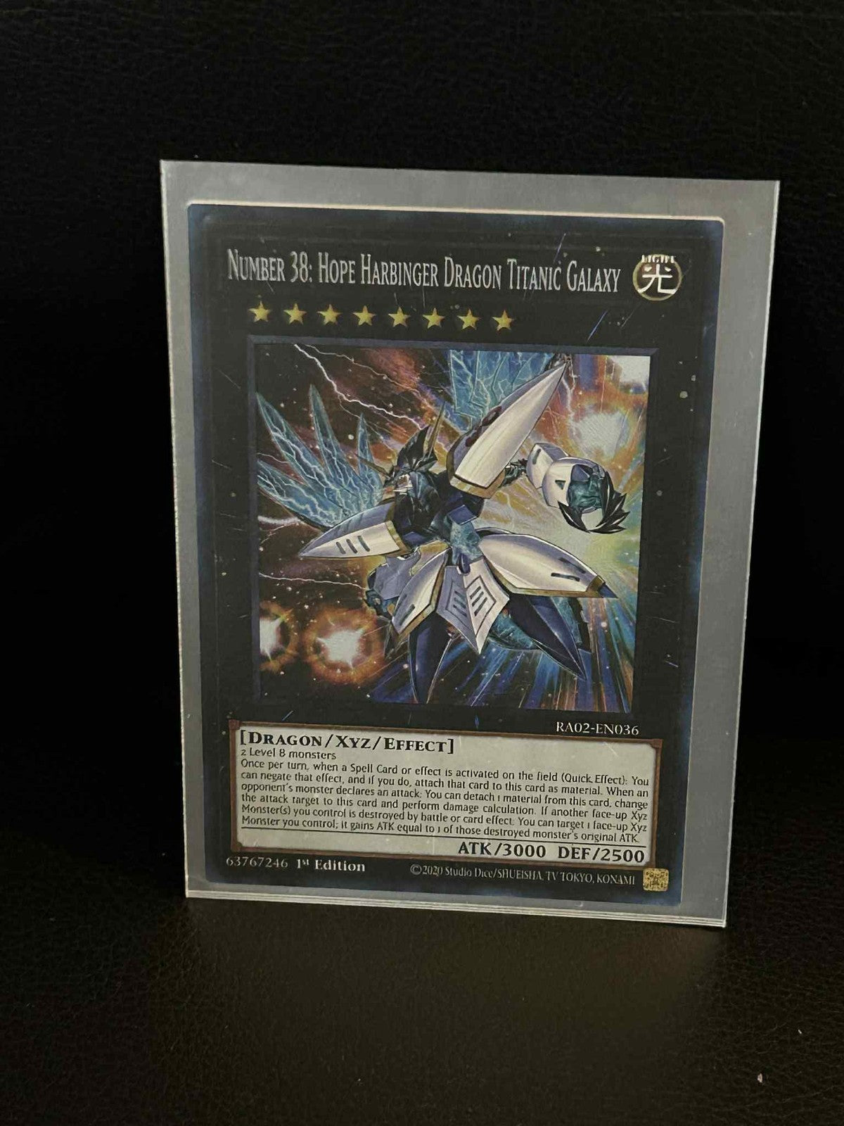 Number 38: Hope Harbinger Dragon Titanic Galaxy - RA02-EN036 - Prismatic Collect
