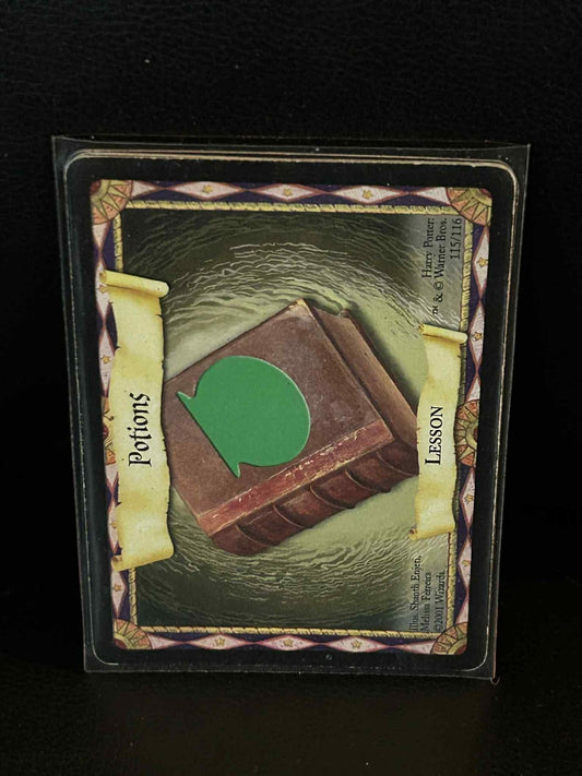 Potions 115/116 Base Set Harry Potter Moderately Played