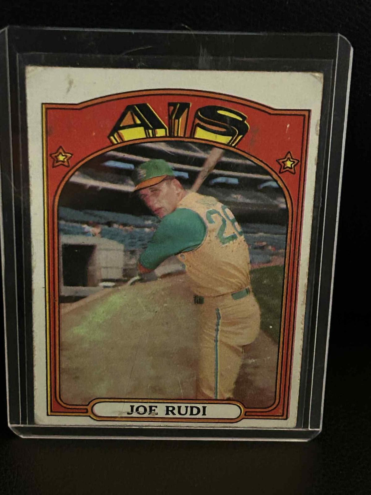 Joe Rudi #209 | 1972 Topps 1972 Topps Baseball Moderately Played Sammelkarte