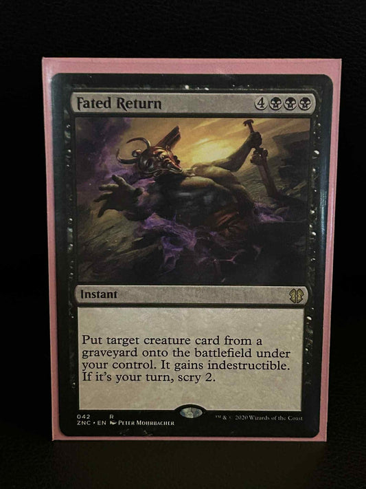 Fated Return Commander: Zendikar Rising Magic: The Gathering Lightly Played, Eng