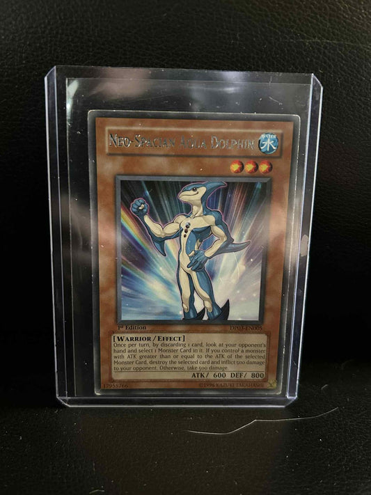 Neo-Spacian Aqua Dolphin - DP03-EN005 - Rare - 1st Edition Duelist Pack 3 Jaden