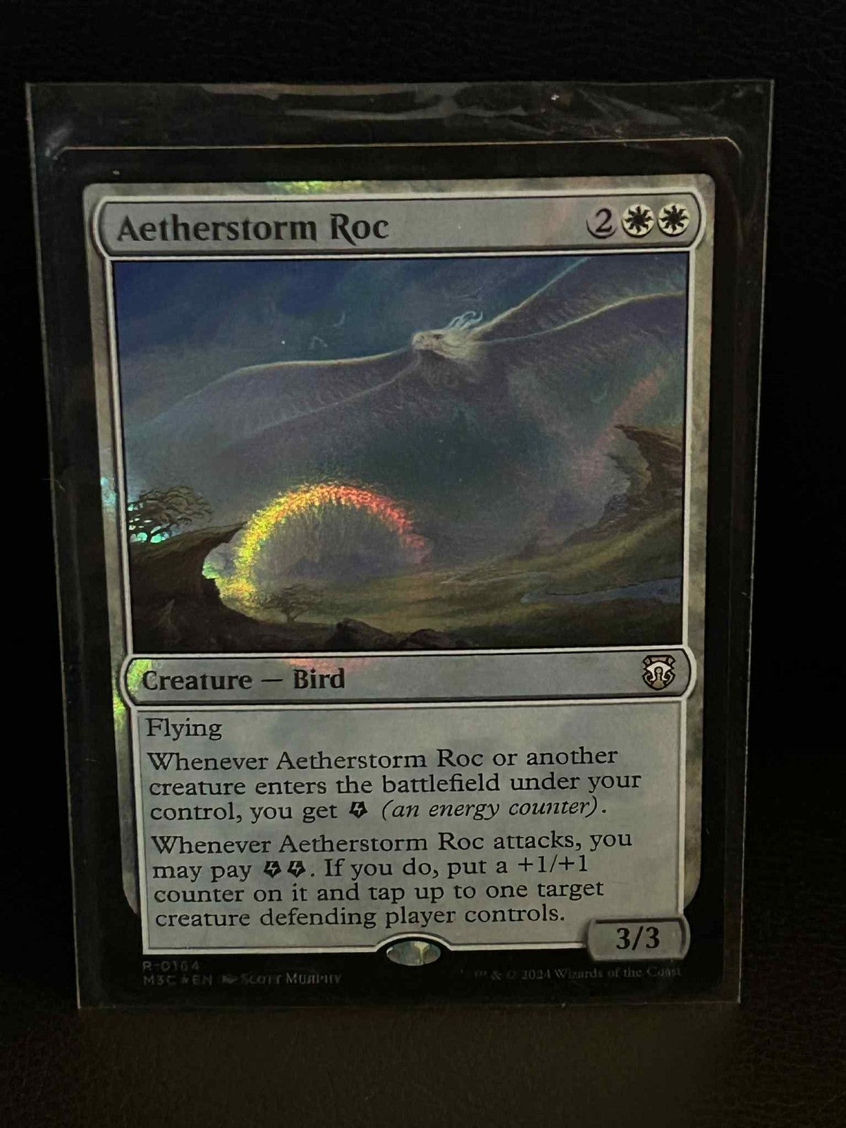 Aetherstorm Roc - Ripple Foil Commander: Modern Horizons 3 Magic: the Gathering