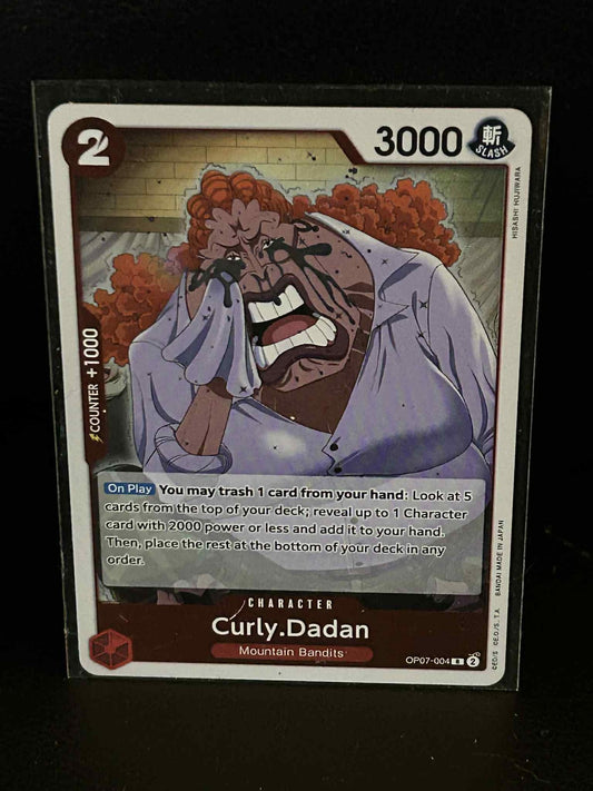 Curly.Dadan - OP07-004 - R - Foil 500 Years in the Future One Piece Lightly Play