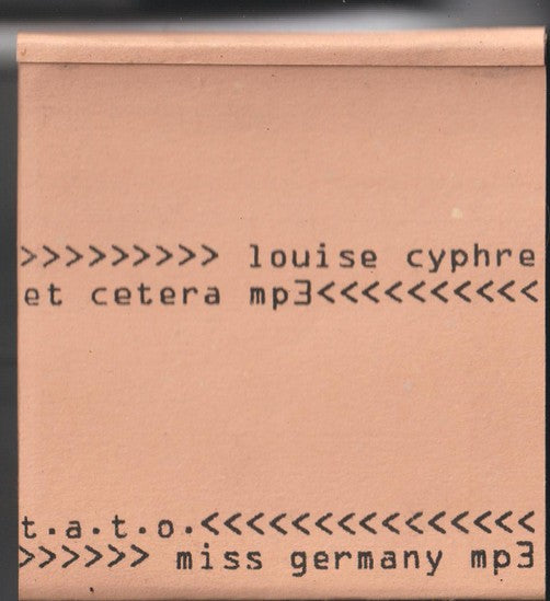 The Apoplexy Twist Orchestra * Louise Cyphre - Split (2xFloppy Disk) (Very Good
