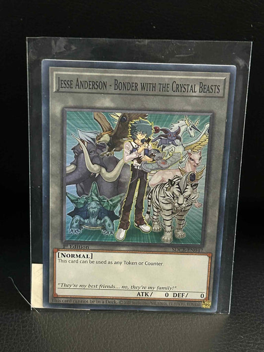 Jesse Anderson - Bonder with the Crystal Beasts - SDCB-EN047 - Super Rare - 1st