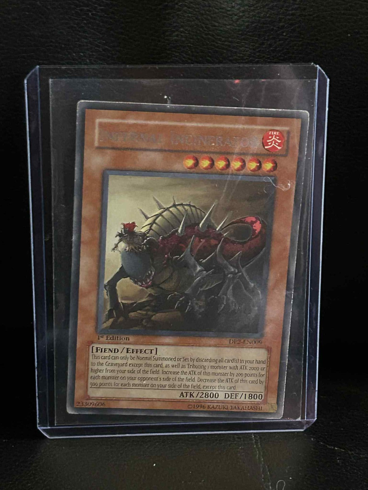 Infernal Incinerator - DP2-EN009 - Rare - 1st Edition Duelist Pack 2 Chazz Princ