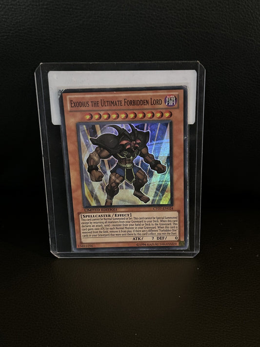 Exodius the Ultimate Forbidden Lord - CT07-EN024 - Super Rare - Limited Edition