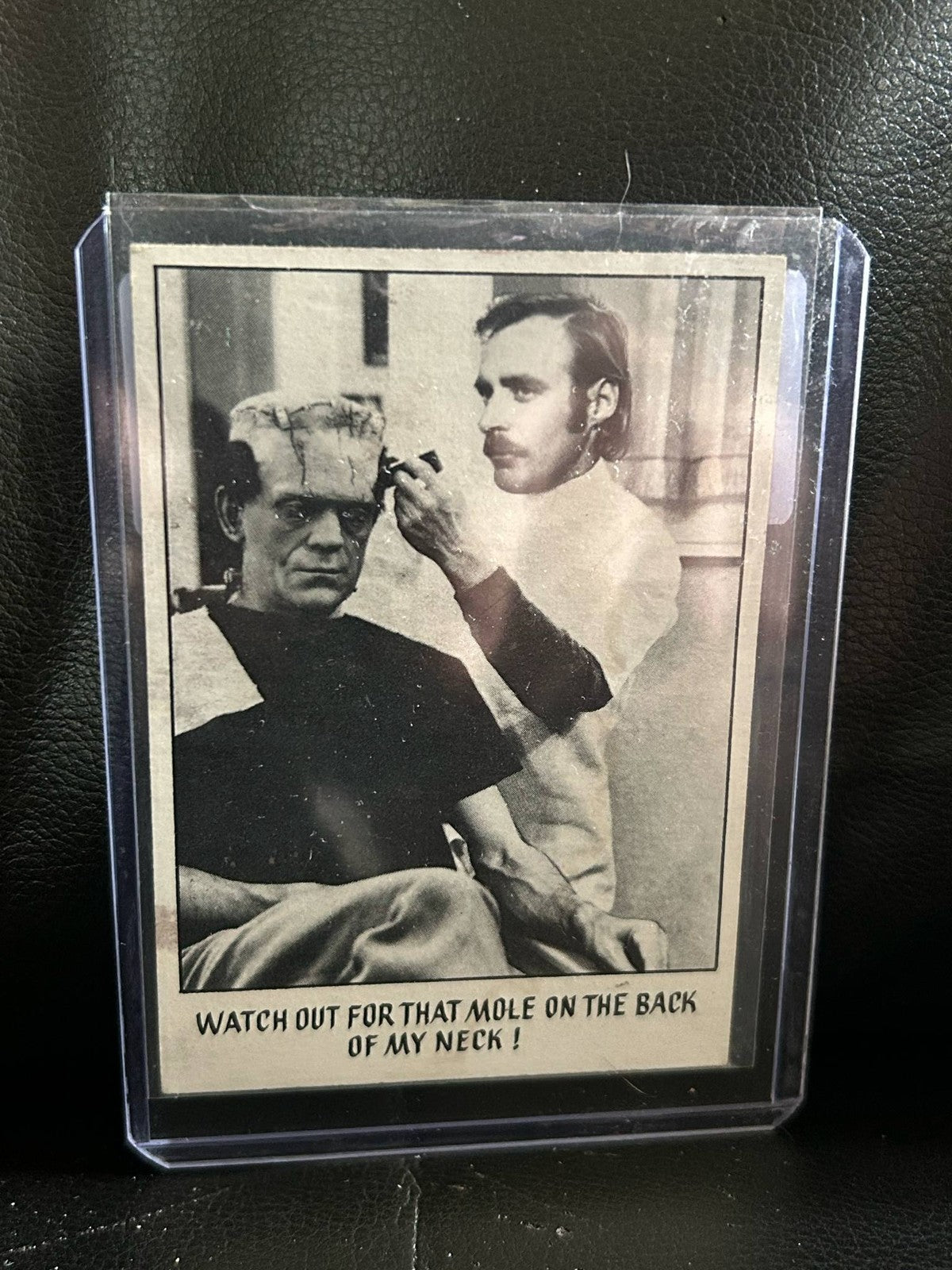 Watch Out For That Mole On The Back Of My Neck [17] 1973 Topps Creature Feature Trading Card
