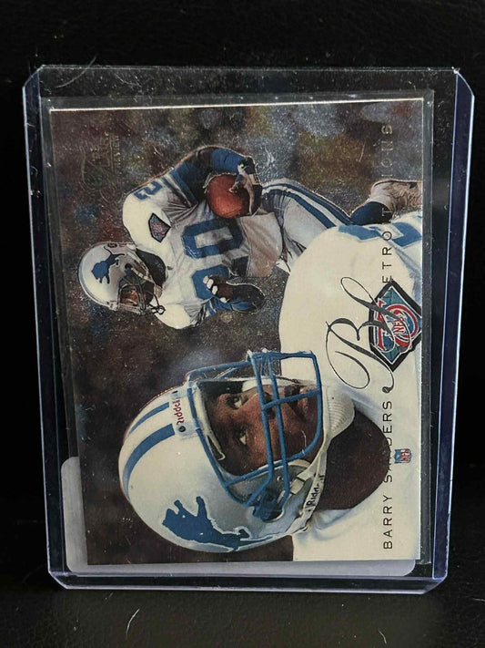 Barry Sanders #10 | 1995 Fleer Flair Preview Football