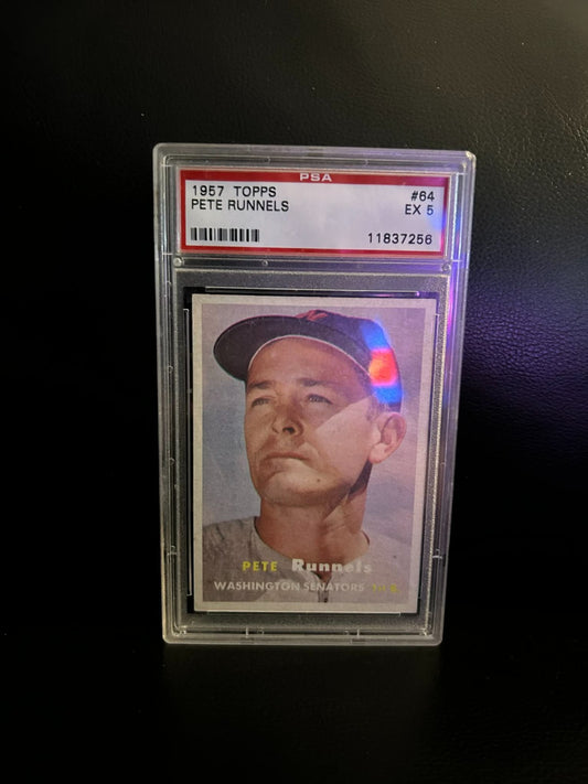 1957 Topps - Pete Runnels #64 Graded PA 5 Baseball-Sammelkarte