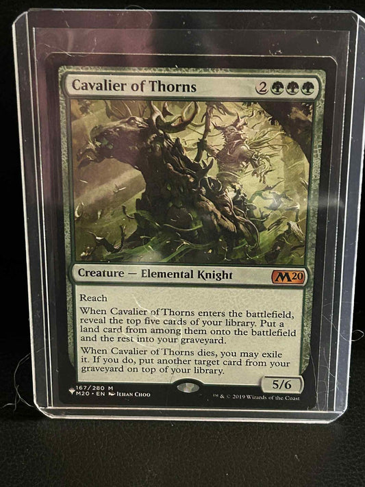Cavalier of Thorns Core Set 2020 Magic: The Gathering Lightly Played, English