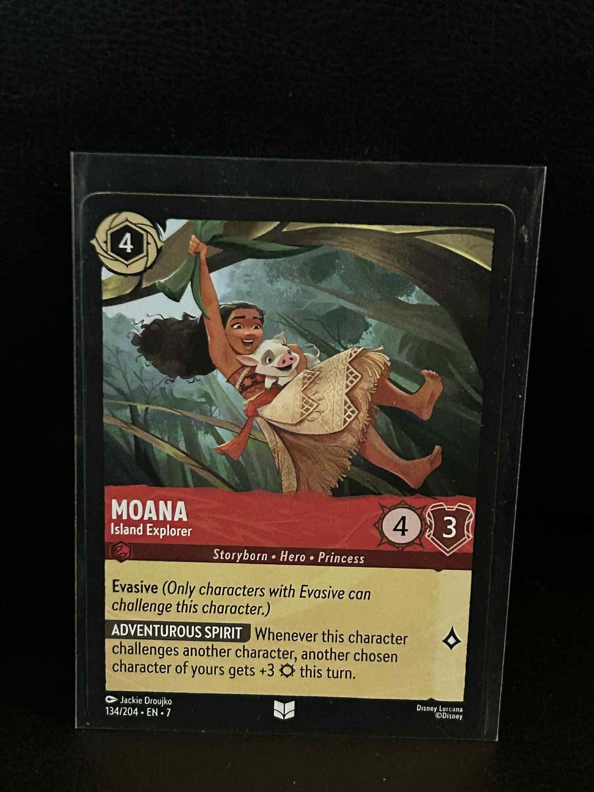 Moana - Island Explorer - 134/204 - Uncommon Archazia's Island Disney Lorcana Li