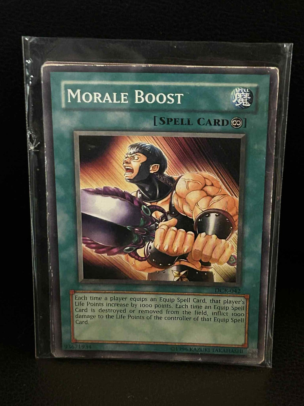 Morale Boost - DCR-042 - Common - Unlimited Edition Dark Crisis Yu-Gi-Oh! Modera