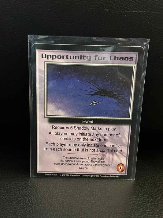 Opportunity for Chaos The Great War Babylon 5 Light Play