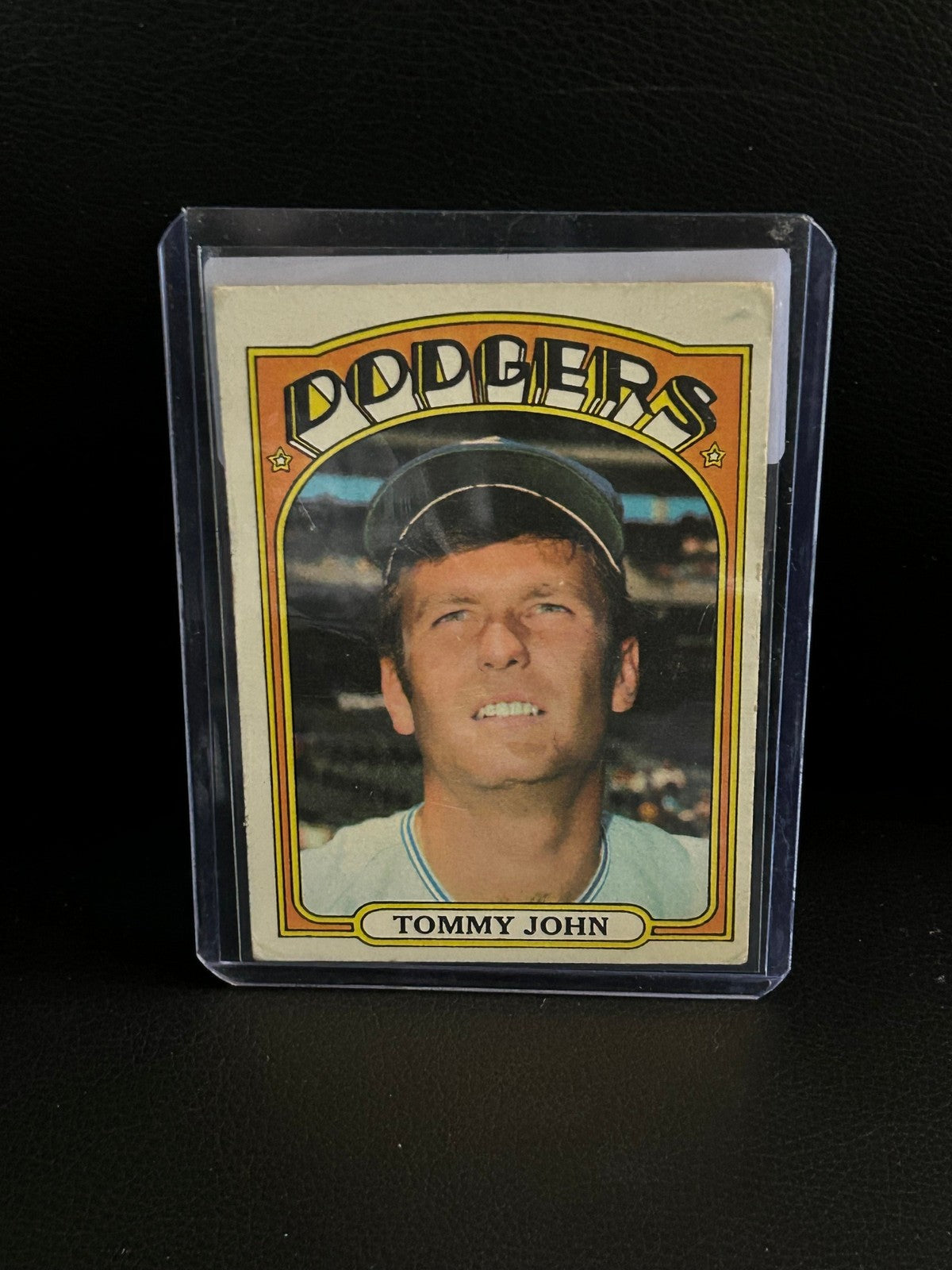 Tommy John #264 1972 Topps Baseball Moderately Played