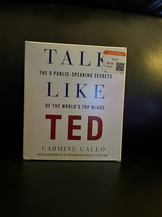 Talk Like TED : The 9 Public-Speaking Secrets of the World's Top Audiobook