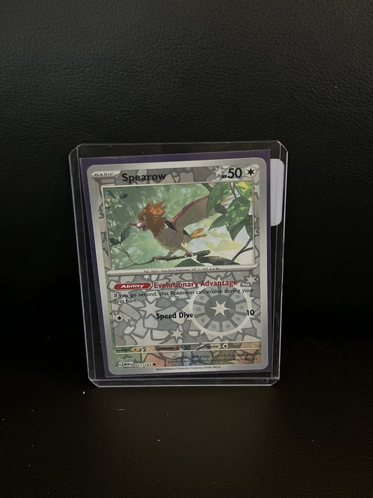 Spearow - 021/165 - Common - Reverse Holo Scarlet & Violet - 151 Pokemon