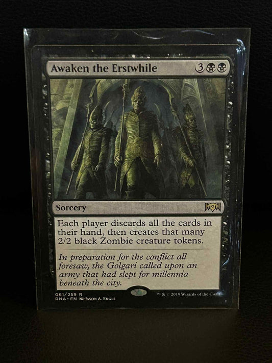 Awaken The Erstwhile Ravnica Allegiance Magic: The Gathering Lightly Played, Eng