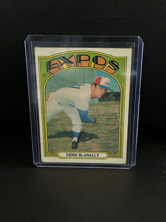 Ernie McAnally #58 | 1972 Topps Baseball