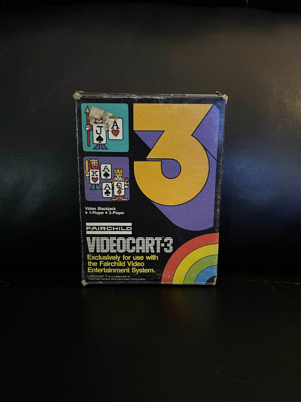 Altes Fairchild Videocart 3 Videospiel Blackjack