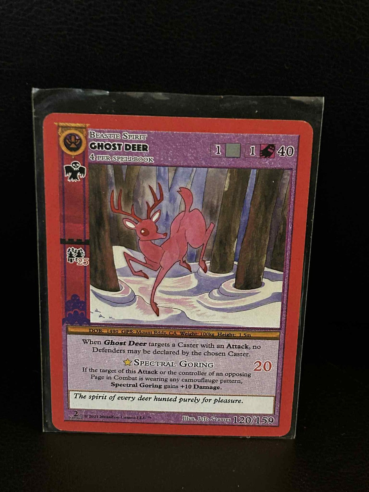 Ghost Deer 120/159 - Second Edition Cryptid Nation: Second Edition MetaZoo
