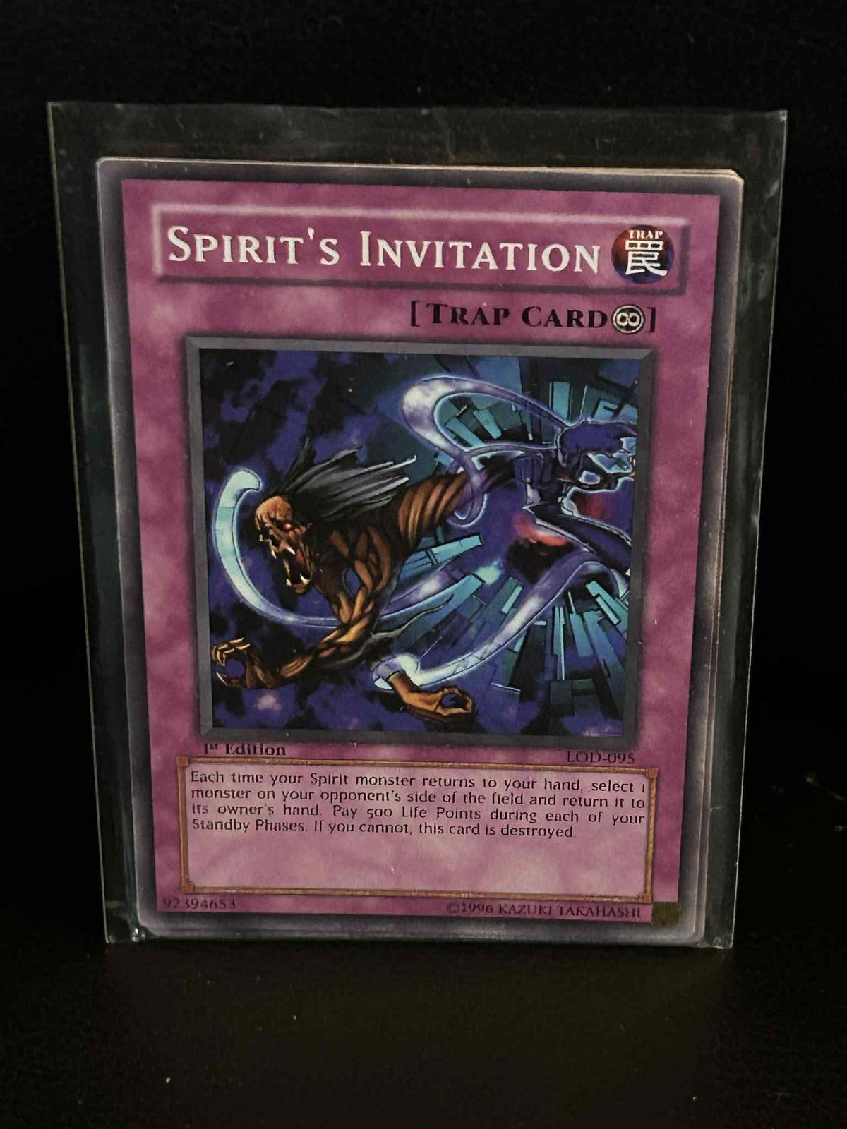 Spirit's Invitation - LOD-095 - Common - 1st Edition Legacy of Darkness Yu-Gi-Oh