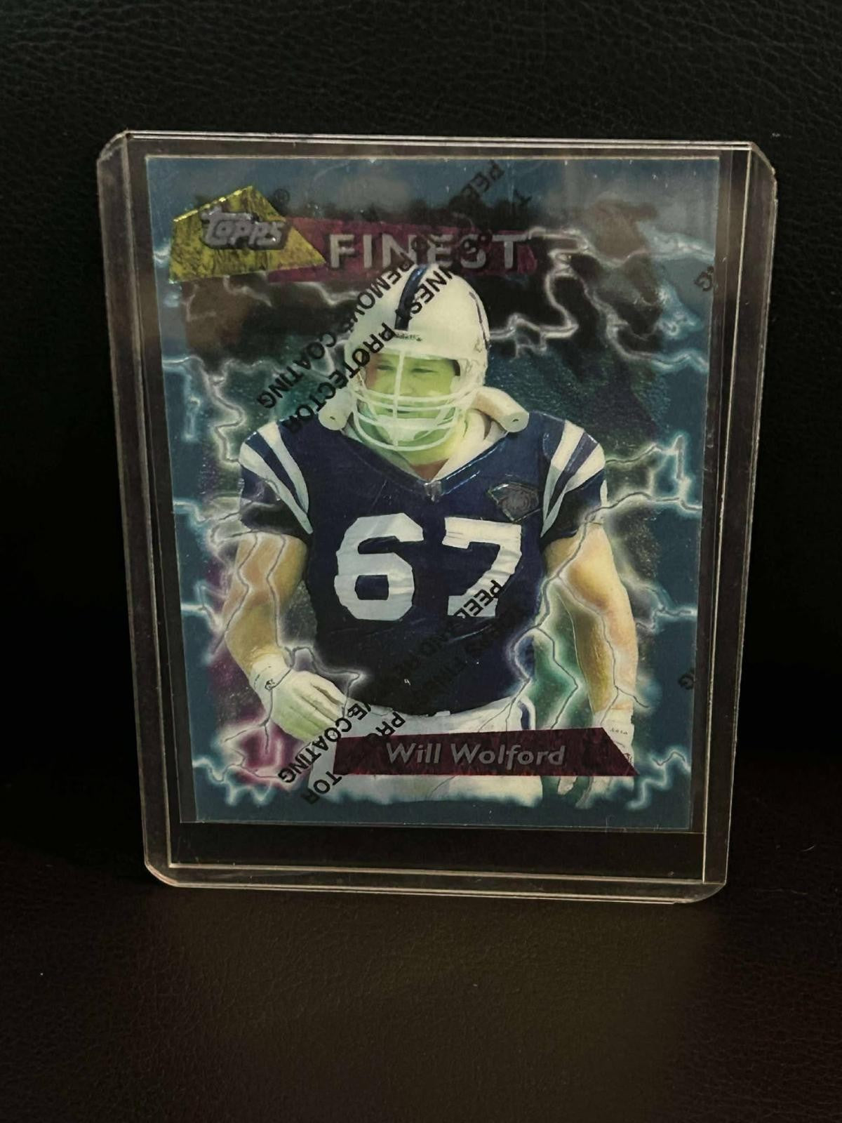 Will Wolford [Refraktor m. Beschichtung] #41 | 1995 Topps Finest 1995 Topps Finest Fo Sammelkarte
