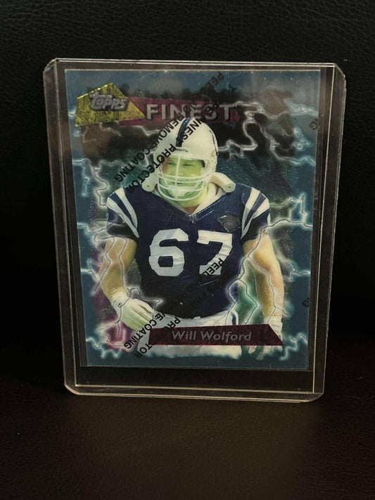 Will Wolford [Refraktor m. Beschichtung] #41 | 1995 Topps Finest 1995 Topps Finest Fo Sammelkarte
