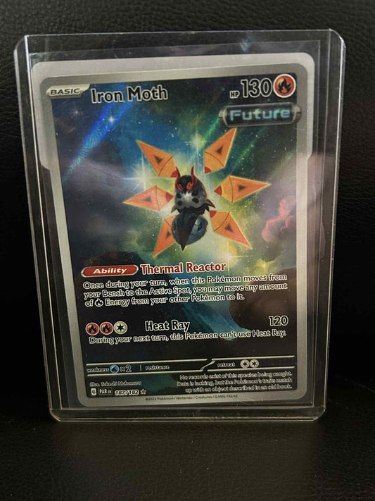 Iron Moth - 187/182 - Illustration Rare Scarlet & Violet - Paradox Rift Pokemon