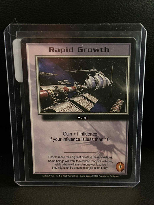 Rapid Growth The Great War Babylon 5 Light Play
