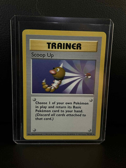 Scoop Up - 78/102 - Rare - Unlimited Edition Base Set Pokemon Lightly Played, En