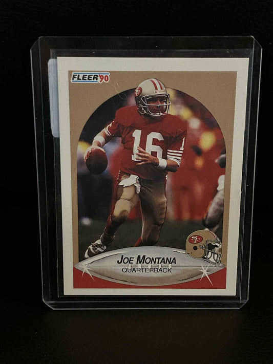 Joe Montana [Correct 216 TD's] #10 | 1990 Fleer Football