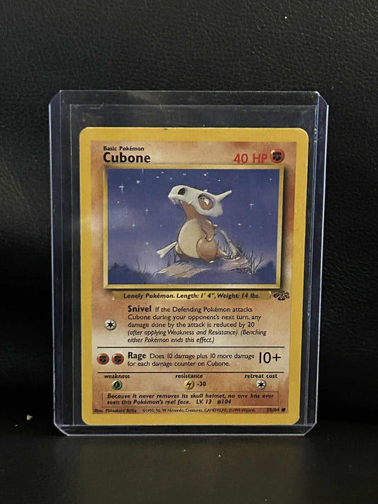 Cubone - 50/64 - Common - Unlimited Edition Jungle Pokemon Moderately Played, En